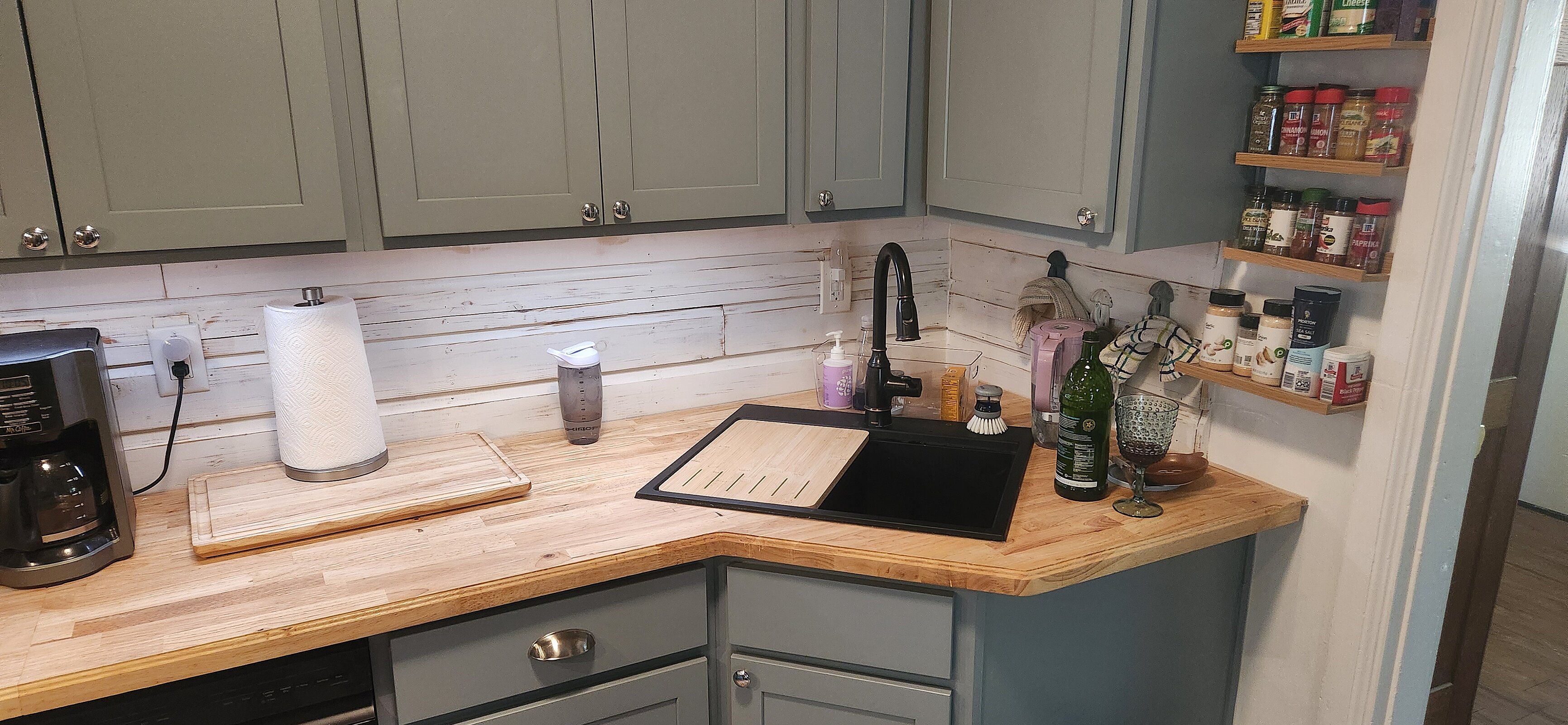 Custom kitchen cabinets and countertop installation for classic home update